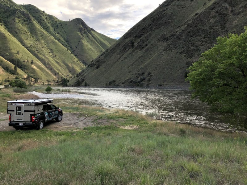 Parked Along The Salmon River