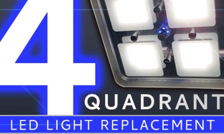 Four quadrant RV LED light