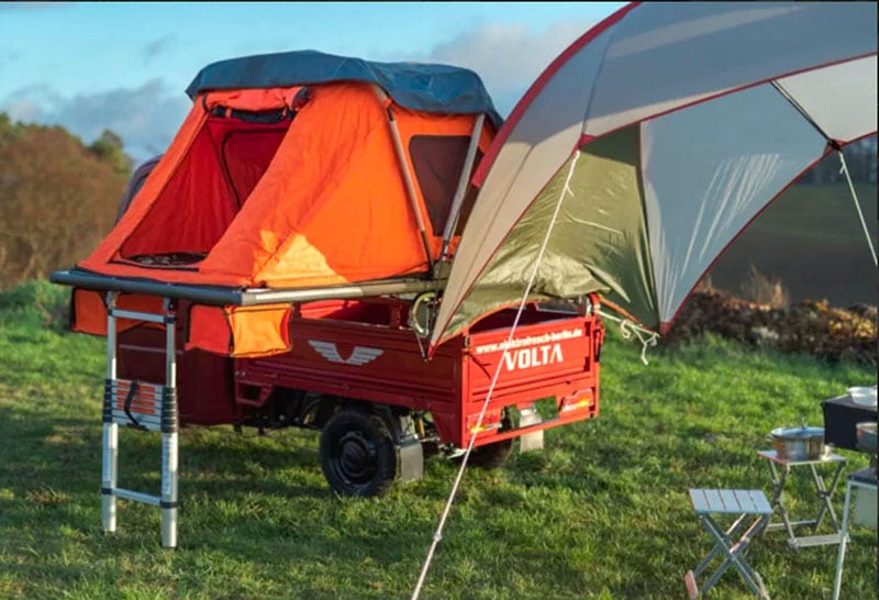 Electric Frog Camper Ladder And Tent