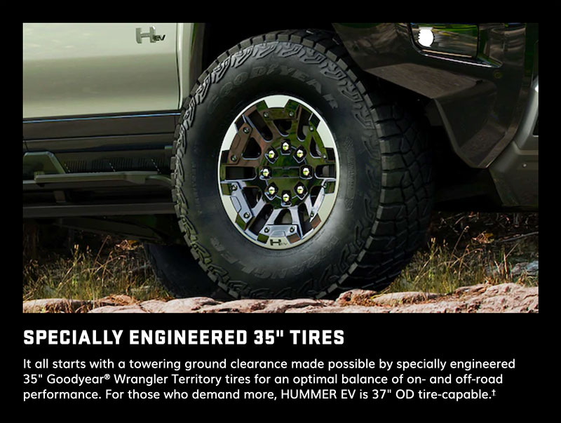 Hummer EV 35-Inch Tires