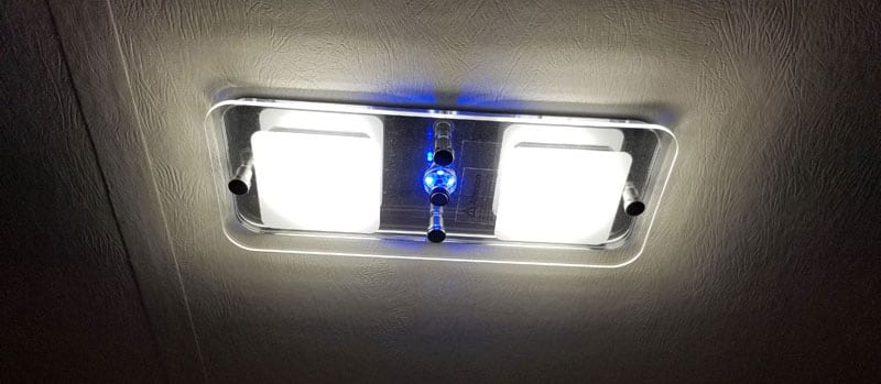 LED Light Above Dinette Of Cirrus 820