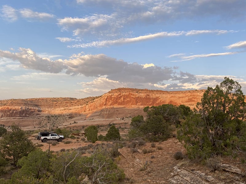 Moab exploring near Colorado River On A Jeep Road