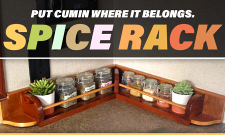 RV Corner Spice Rack