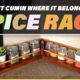 RV Corner Spice Rack