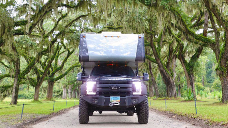 Truck Camper Georgia Trees