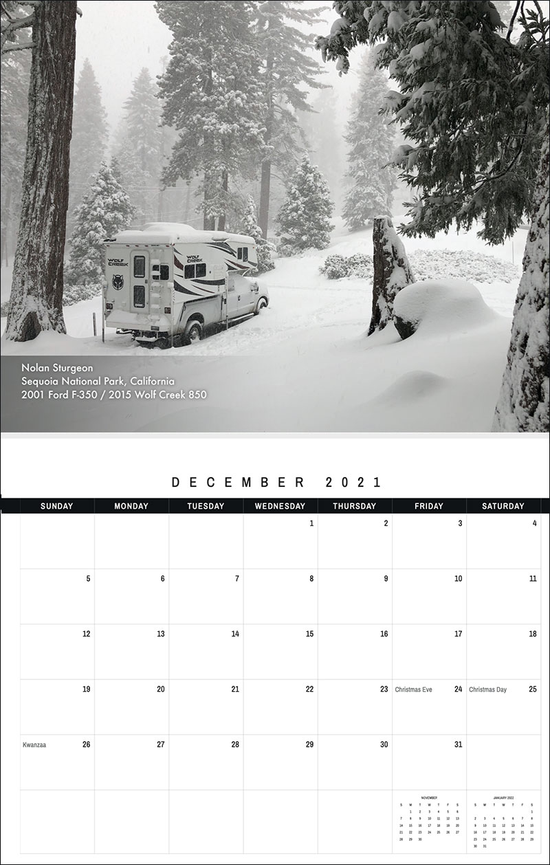 2021 TCM Calendar 12 December