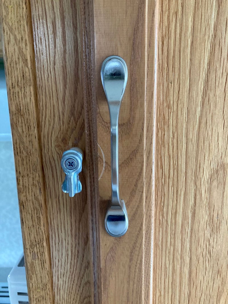 Cabinet Lock Latched