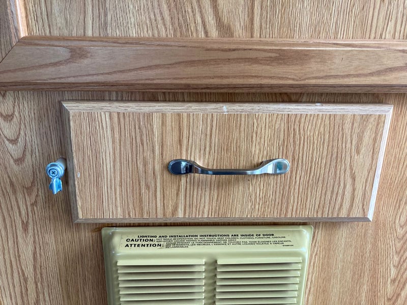 Drawer Lock Down Position