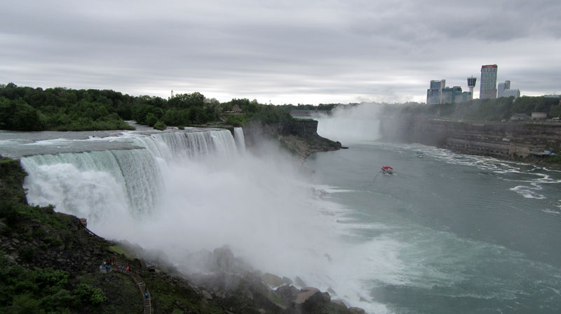 Niagara Falls water spray