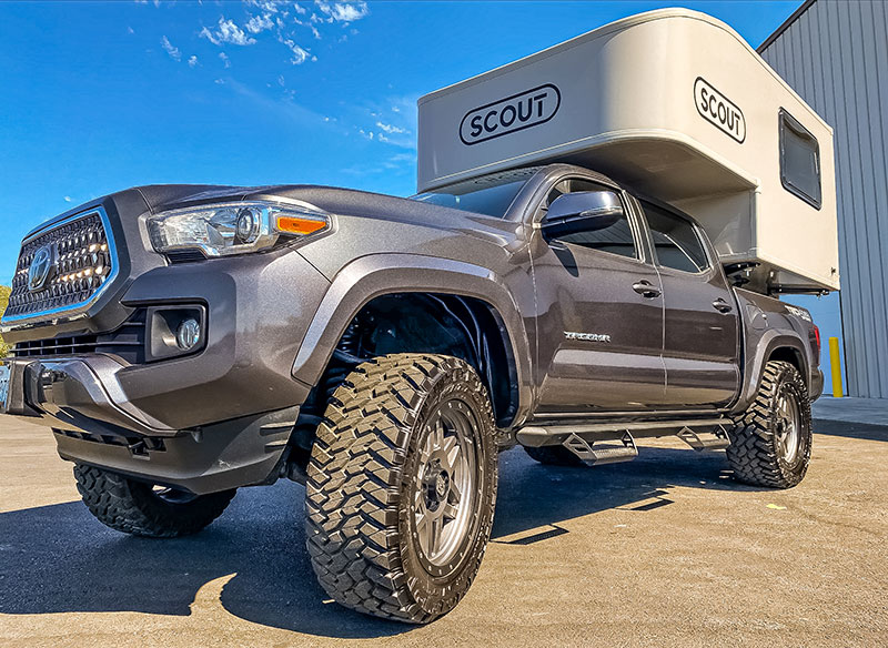 Scout Yoho Camper On A Toyota Truck