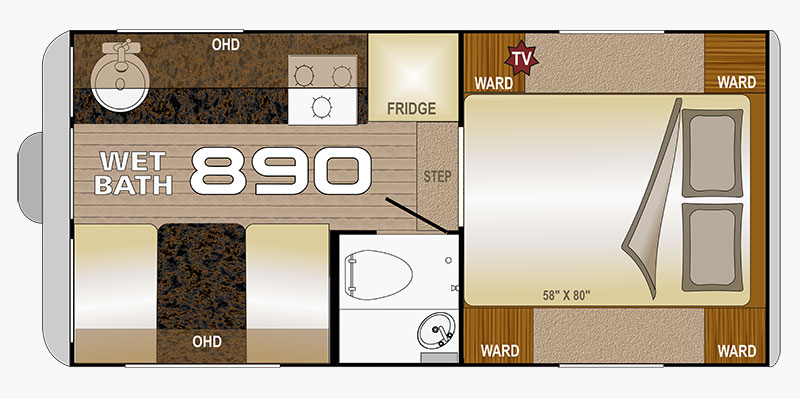 Wolf Creek 890 Floor Plan