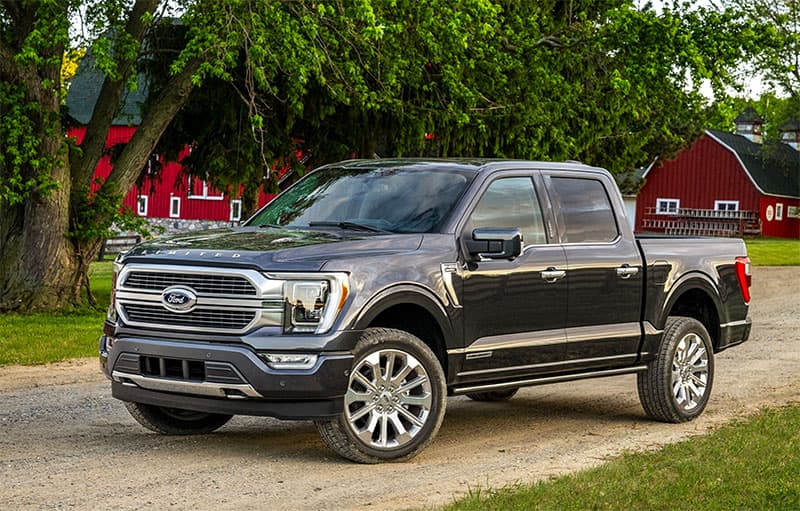 2021 Ford F-150 in blue