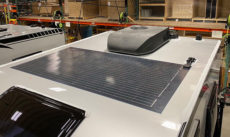 210 Watt Solar Panel on the Cirrus 620