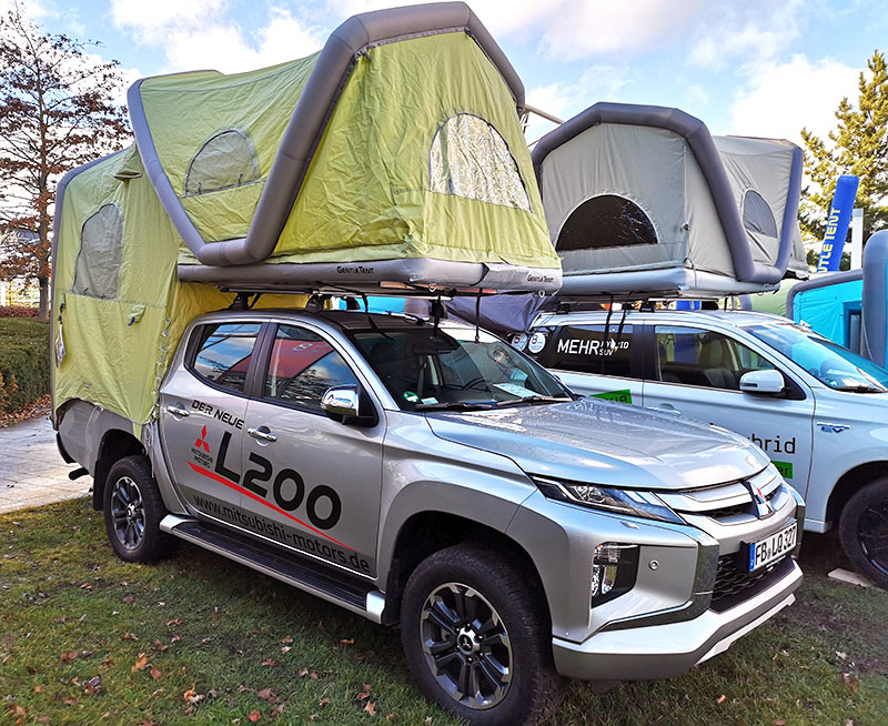 Mitsubishi Inflatable Camper L200 Truck