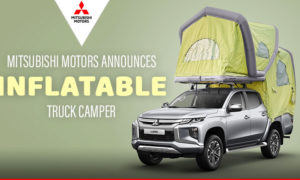 Mitsubishi Inflatable Truck Camper