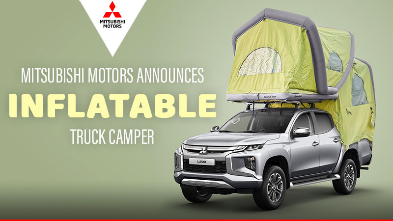 Mitsubishi Inflatable Truck Camper