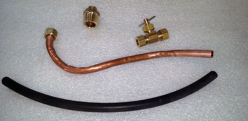 Water Heater Drain Copper Parts