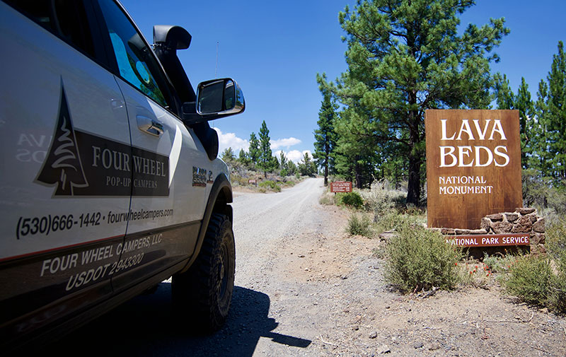 Arriving At Lava Beds National Monument