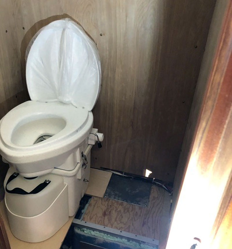 Bathroom Renovation Composting Toilet Floor