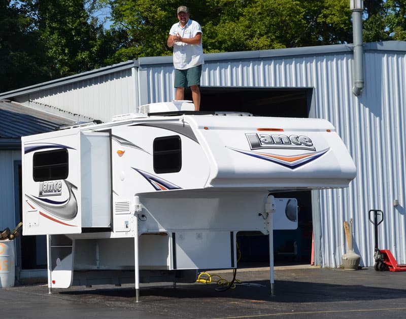 Camper Roof Before Delivery