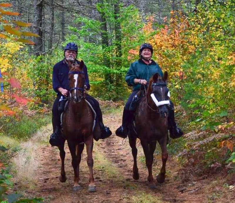 Esther Horse Riding Myles Standish State Forest