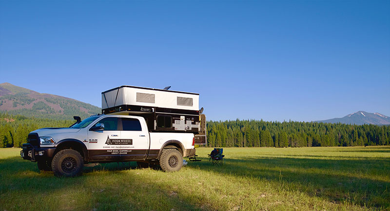 Holland Camped In Grass Lake