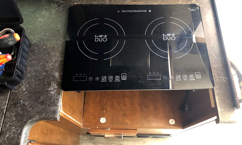 Induction Cooktop Placement