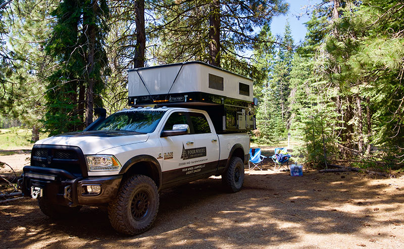 National Forest Shaded Campsite