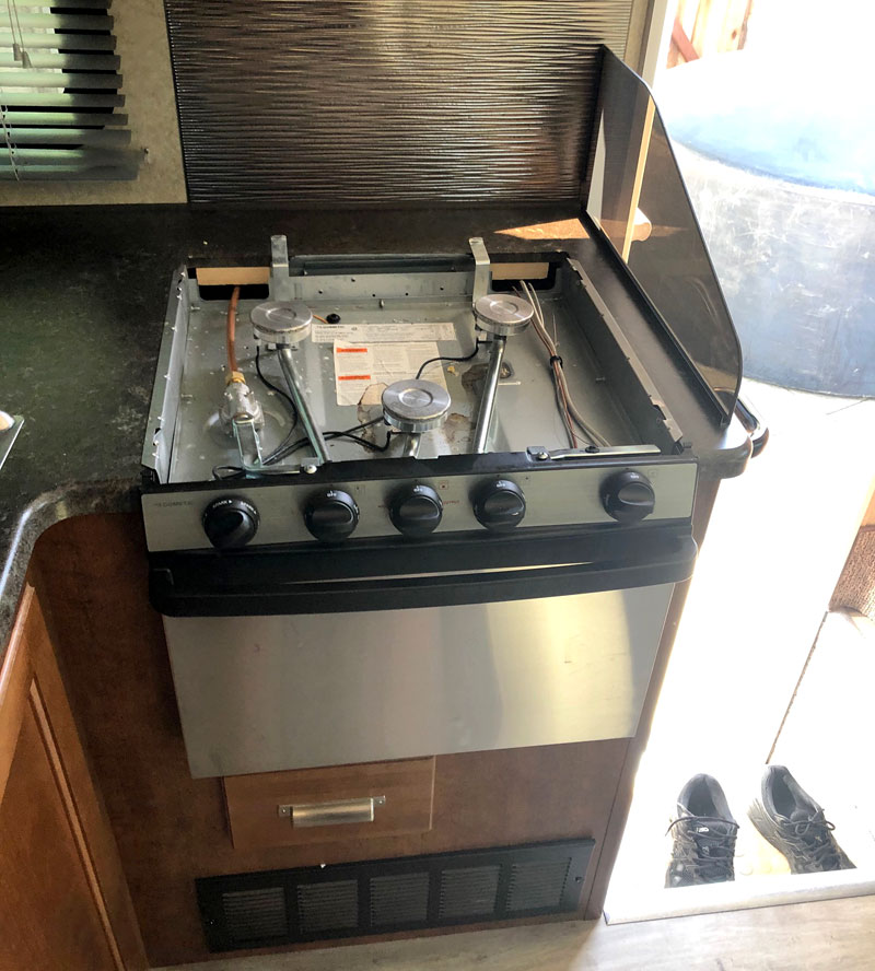 Propane Stove Apart Before Induction Cooktop Convection