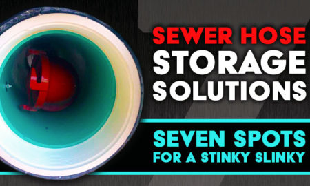 RV sewer hose storage solutions