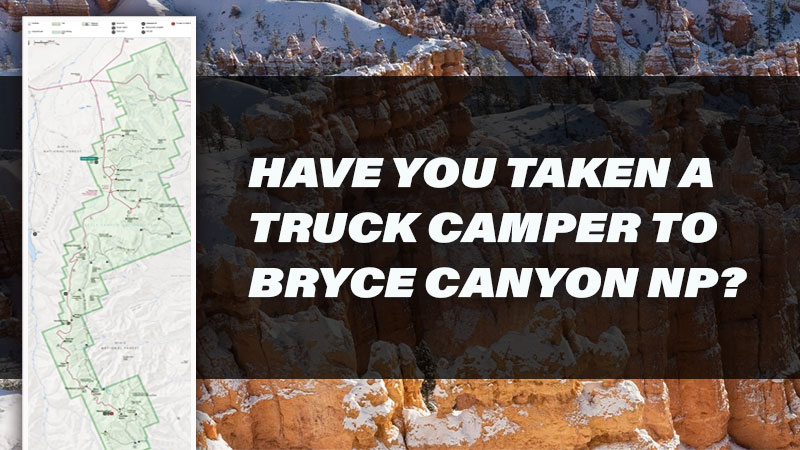 Truck Camping Bryce Question 