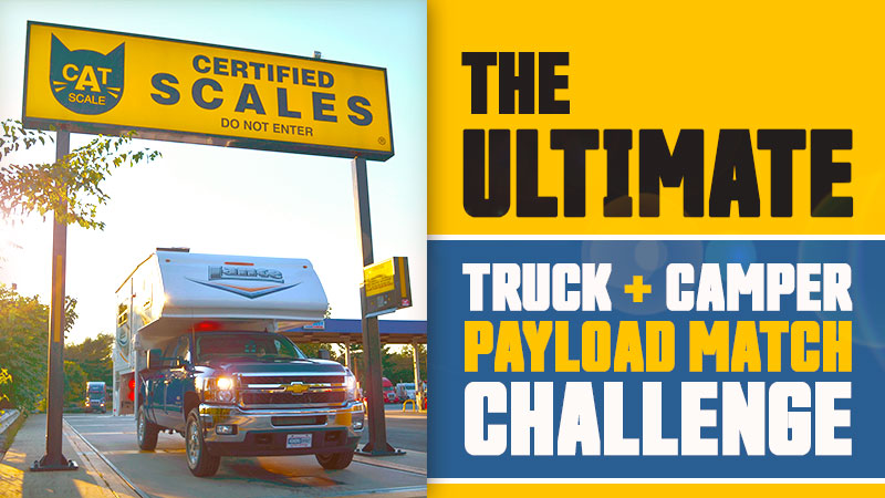 Truck and camper payload match challenge