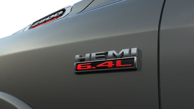 2021 Ram Heavy Duty 6 4 Liter HEMI Badge