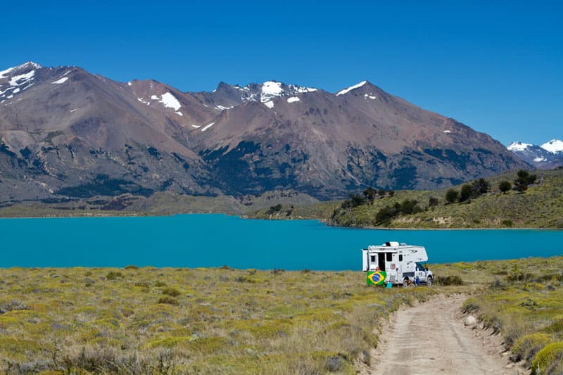 Camp Parque Nacional Perito Moreno Patagonia Argentina