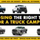 Choosing Right Truck For Truck Camper