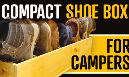 Compact Shoe Storage Box for Campers