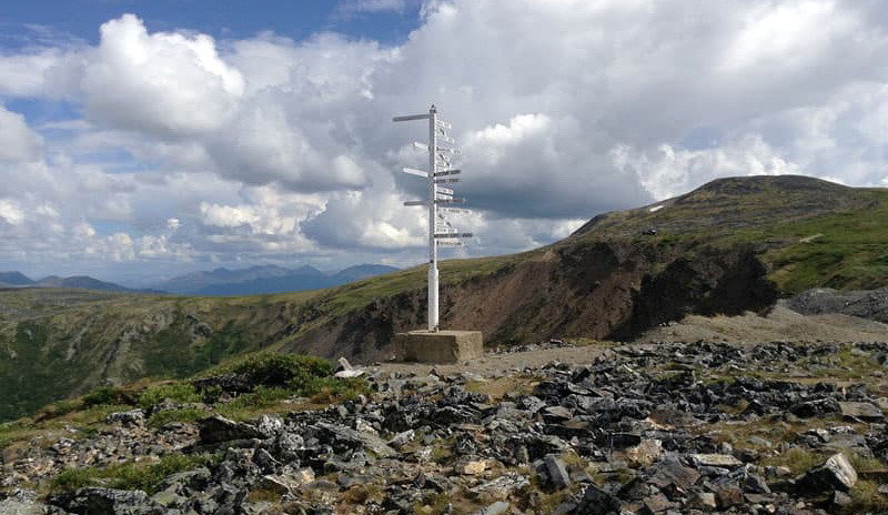 Routes To Alaska Keno Signpost