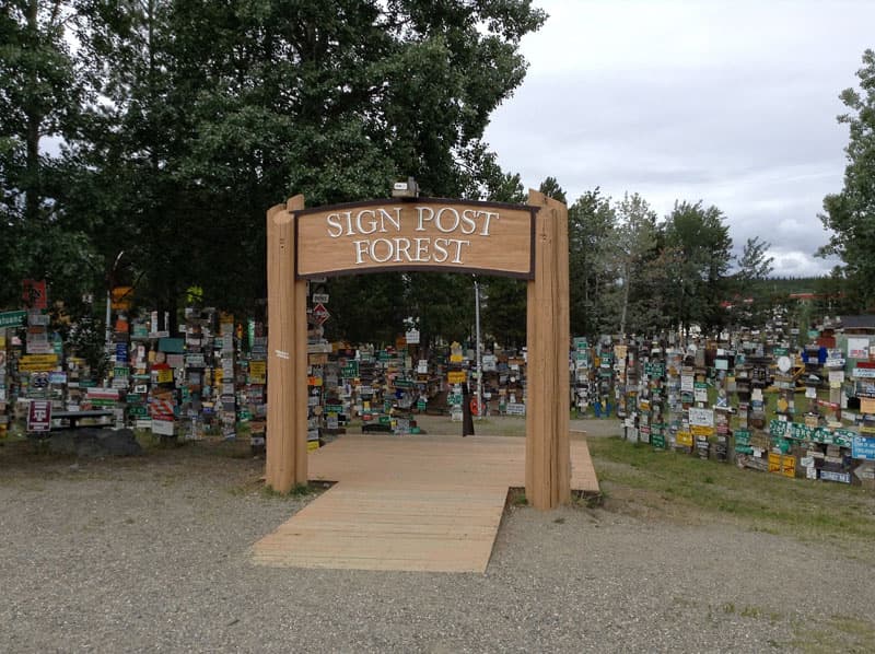 Routes To Alaska Signpost Forest attraction