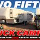 Two Fifth Wheels And A Truck Camper