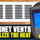 Cabinet Vents to Equalize the Heat In RV Cabinets