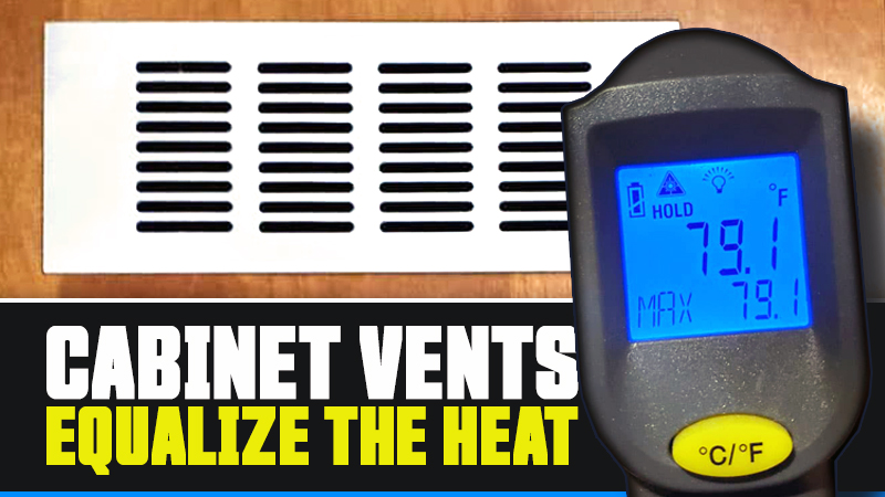 Cabinet Vents to Equalize the Heat In RV Cabinets