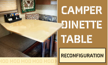 Bigfoot truck camper dinette table change