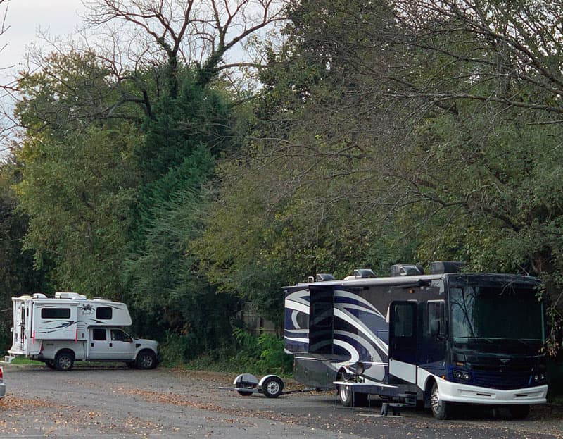 Camper Brewery Parking Lot Alexandria