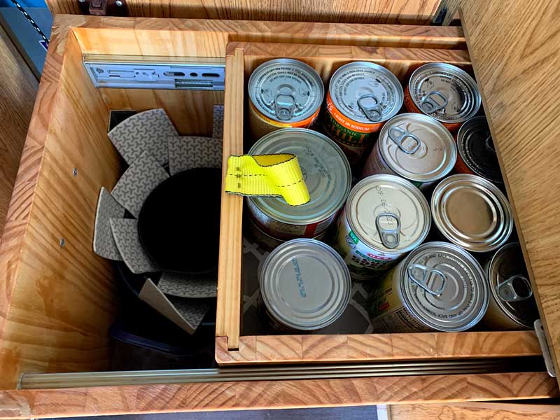 Dual Drawer Storage Cans