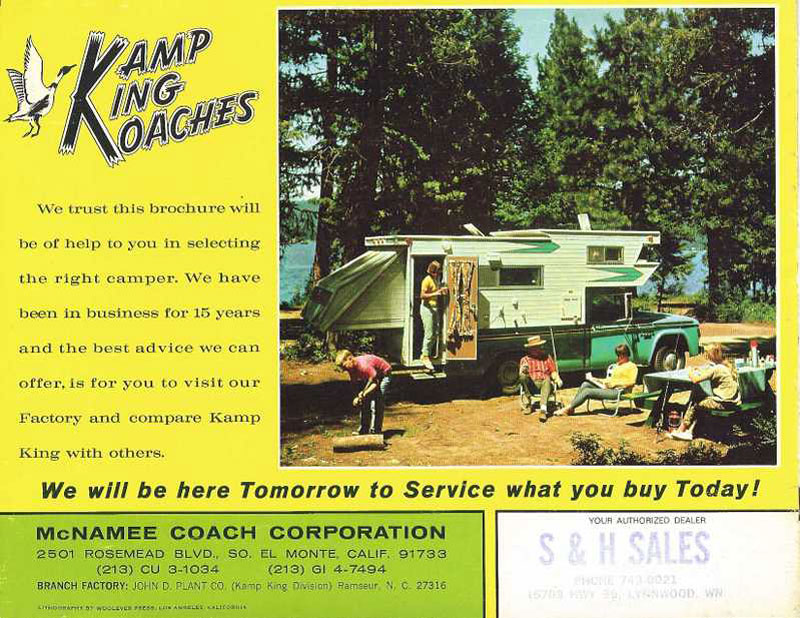 Kamp King Camper Brochure