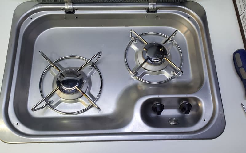 Stove Igniter Probes Installed