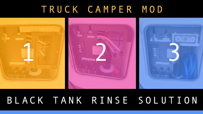 Black Tank Rinse Solution for Campers and RVs