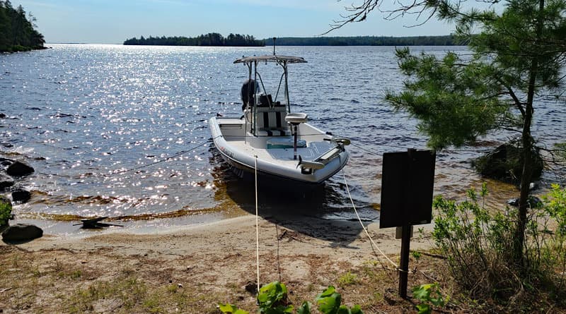 Campsite At Rainy Lake