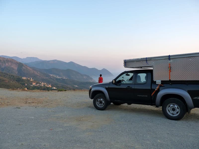 Col De La Serra In Cap Corse Corsica