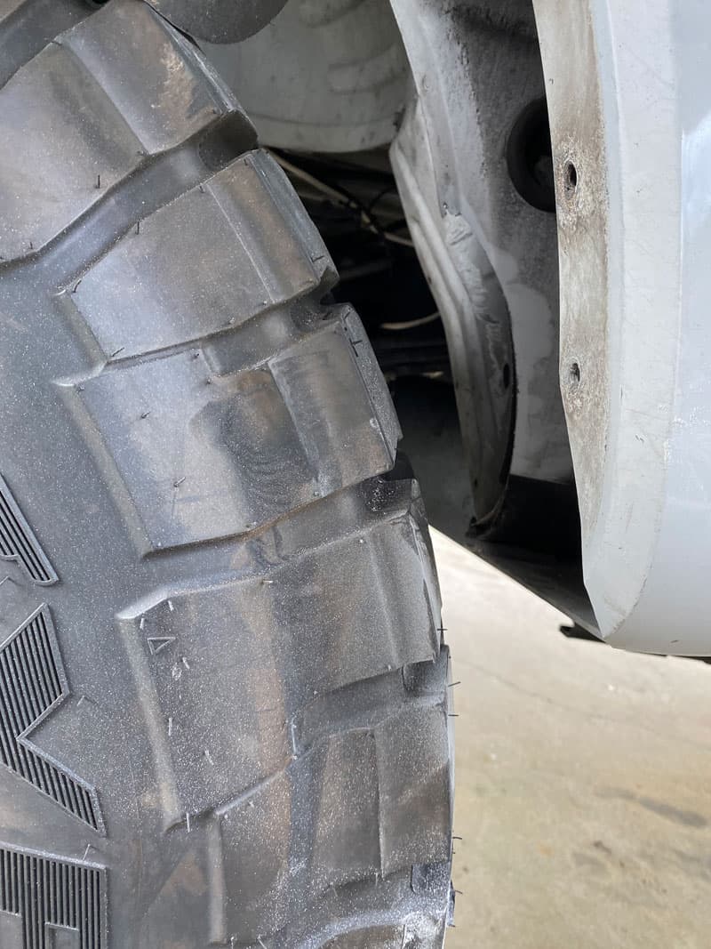 Cut Back Existing Fender Well